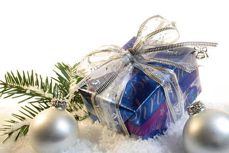 圣诞礼物礼品礼物包装纸惊喜环形饰品背景图片