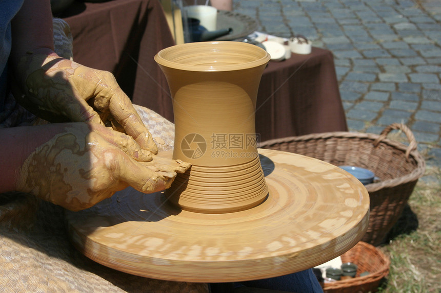 陶器工艺作坊艺术补给品工作材料动力学手工闲暇陶艺图片