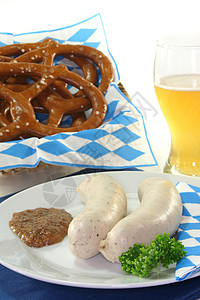 牛肉香肠啤酒杯花园饮料海关啤酒菱形节日食物传统图案背景图片