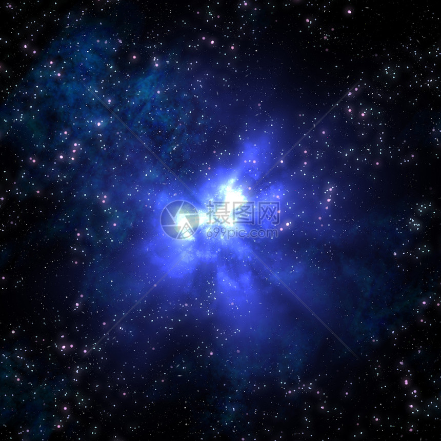 空间中爆炸性新星星星星系插图天空场地星空星云天文学图片