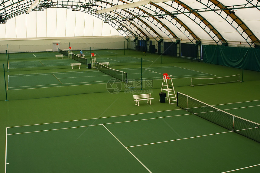 室内网球法院游戏网格绿色运动操场图片