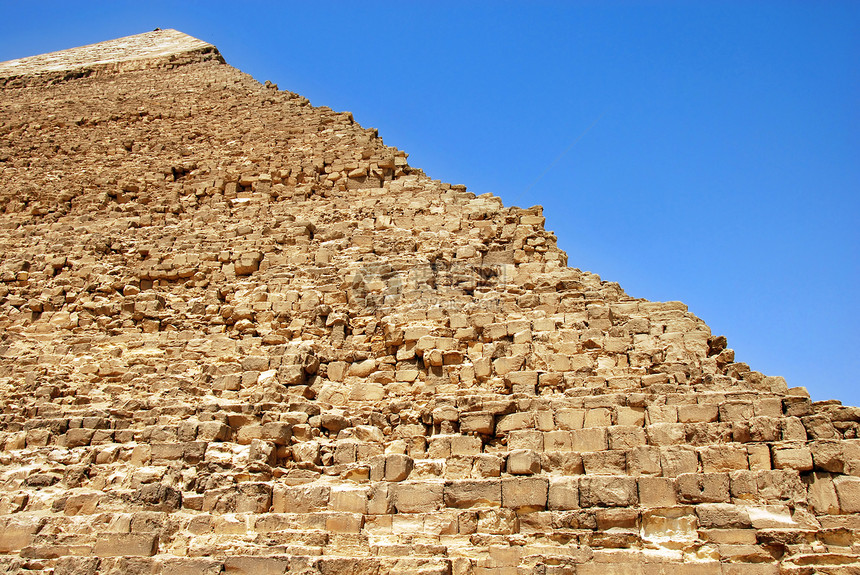 在开罗的吉萨Giza上王朝古物沙漠法老旅行旅游文化岩石石头蓝色图片