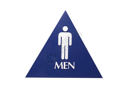 男厕所标志男洗手间标志 - 相片对象背景