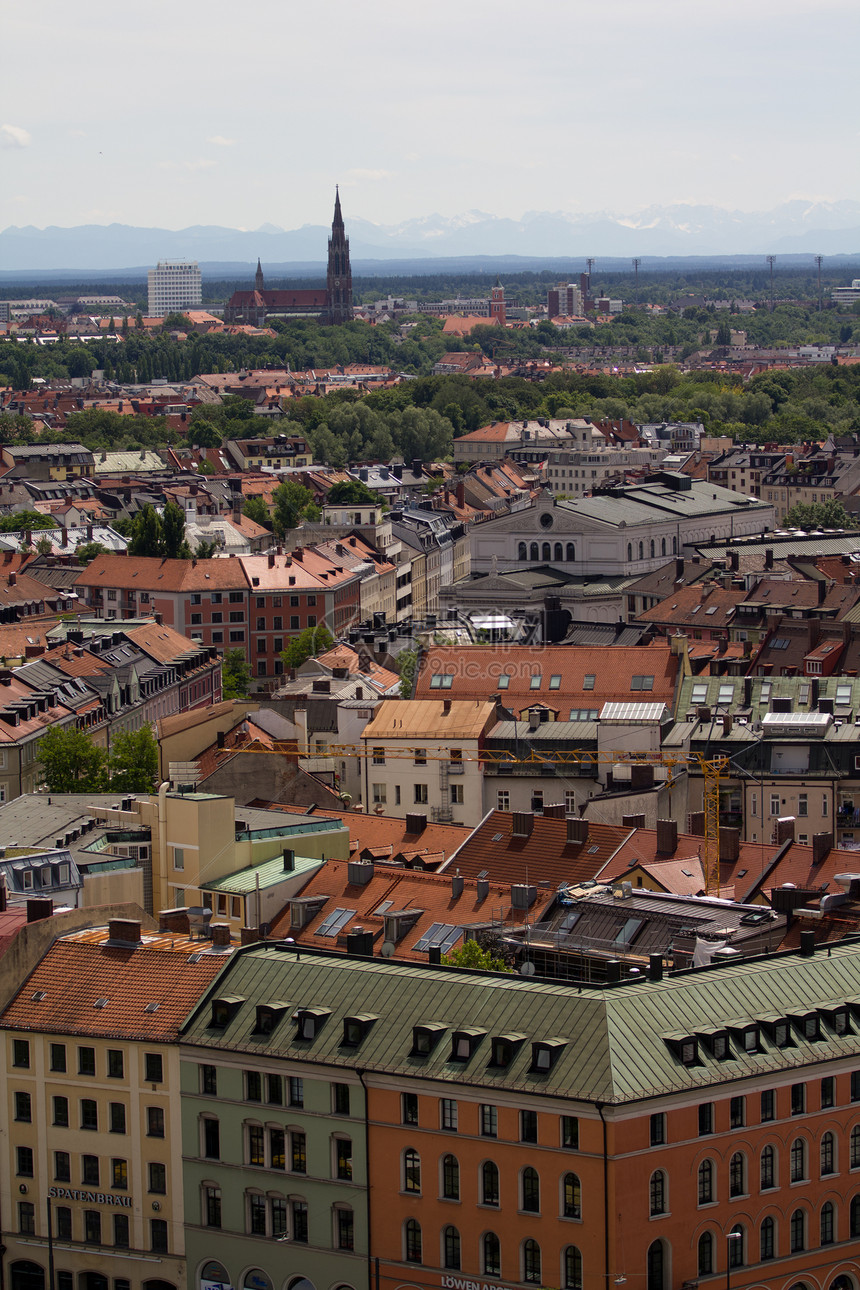 慕尼黑市风景城市广场旅游教会大教堂建筑学旅行文化建筑地标图片