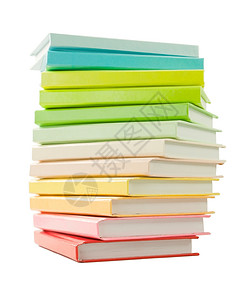 书的堆叠图书团体补给品红色橙子脊柱收藏知识精装文学背景图片