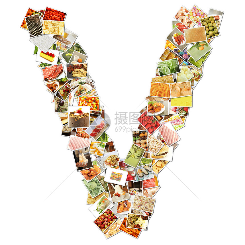 来信五创造力食物废料食品相片卡通片健康食谱果味字母图片
