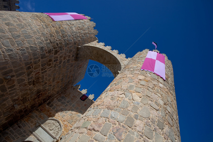 阿维拉长城观光地标安全建筑力量历史性景观旅游城堡国家图片