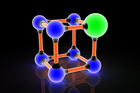原子在黑色物理蓝色研究基因科学网络小说技术化学品公式背景图片