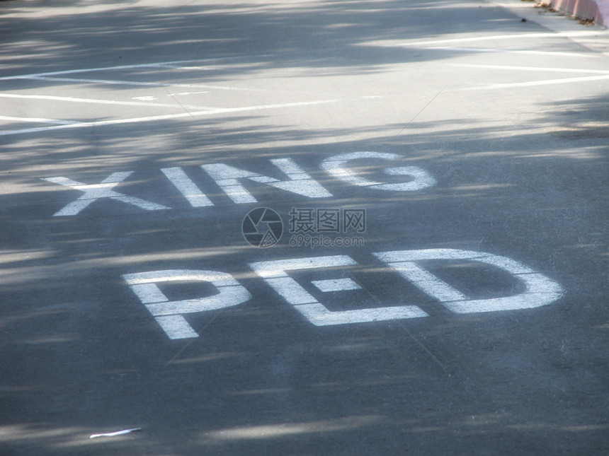 Xing Ped 路标标志运输交通生活危险街道邮政工作室行人警告穿越图片