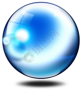 三维球体气泡圆圈圆形插图反射原子蓝色矩形液体肥皂镜子背景