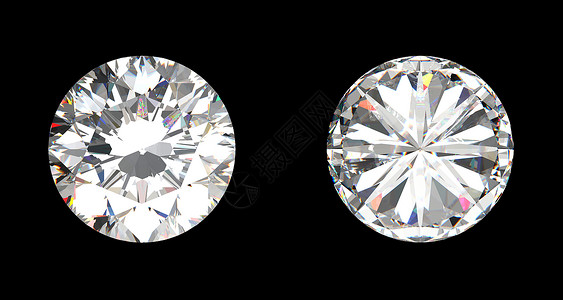 大钻石的顶端和底部视图背景图片