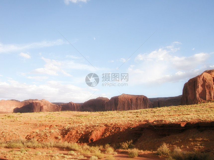 古迹谷的夏天手套旅游公园峡谷历史性橙子旅行纪念碑蓝色天空图片