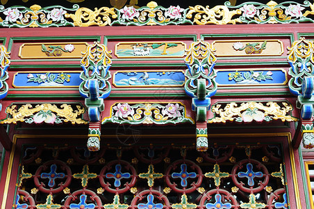 中国传统古代建筑的细图 6背景图片