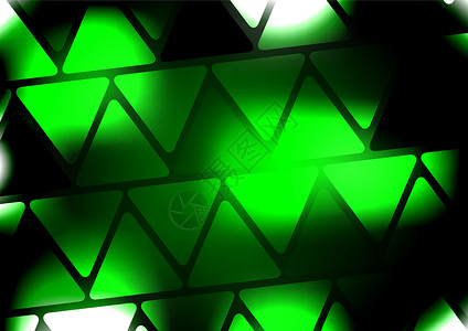 绿色抽象背景黑色空白插图立方体墙纸三角形背景图片