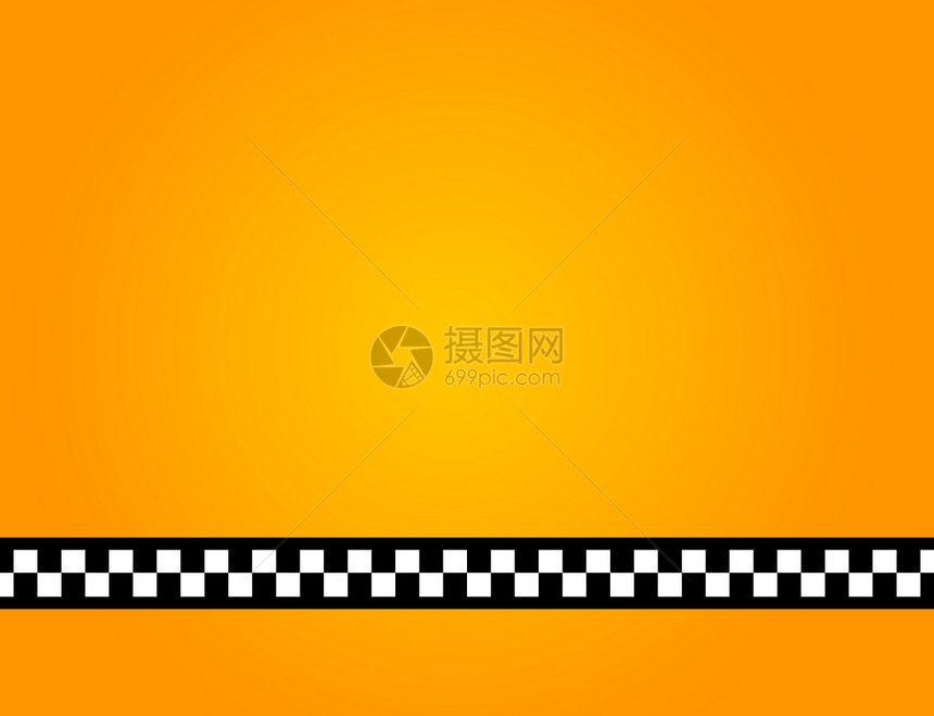 TAXI 背景乐趣民众棋盘检查商业街道票价黄色城市插图图片