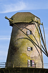 齐格弗里德米勒欧洲风车高清图片