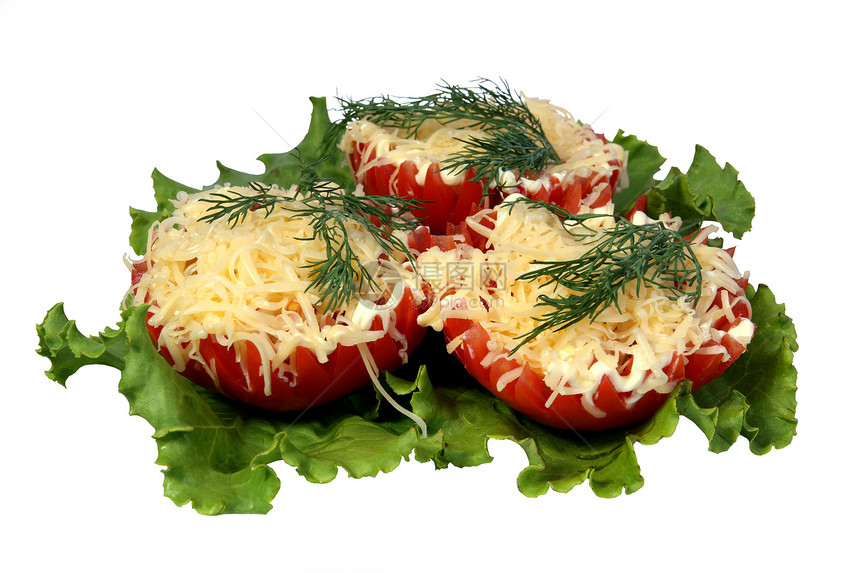 配有奶酪和香肠的番茄饮食小吃美食蔬菜盘子茴香水果香菜厨房油炸图片