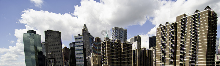纽约市大楼全景观纽约大厦旅游女士市中心建筑反射中心历史办公室公园旅行图片