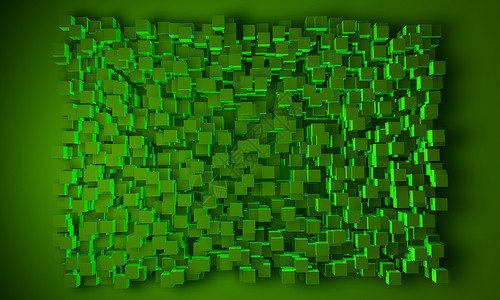 绿色的几何区块背景瓷砖多边形圆圈圆形纺织品红色墙纸无缝地网格背景图片