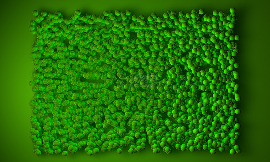 绿色的几何区块背景墙纸网格纺织品红色多边形数字圆圈瓷砖插图圆形图片