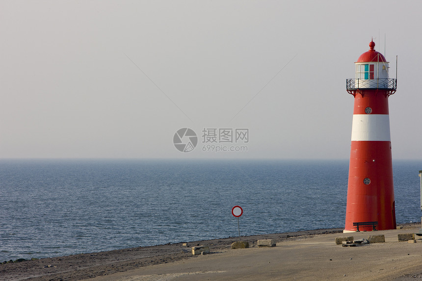 荷兰泽兰Westkapelle灯塔图片