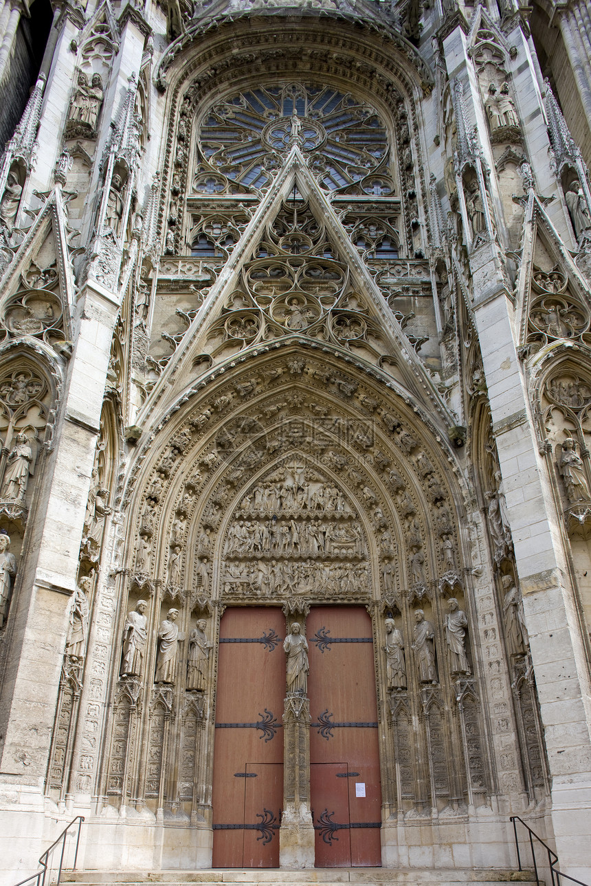 法国鲁昂 诺曼底市圣母大教堂图片
