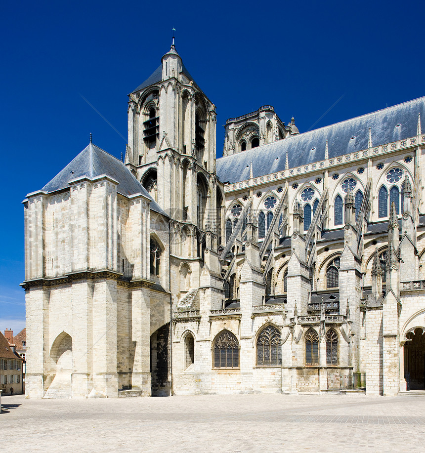 圣蒂安大教堂 Bourges 中心 法国景点纪念碑建筑世界世界遗产旅行建筑物外观宗教建筑学图片