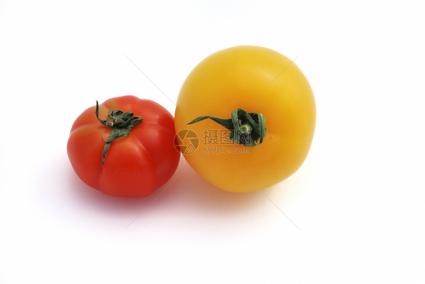番茄黄色水果西红柿红色食物健康蔬菜图片