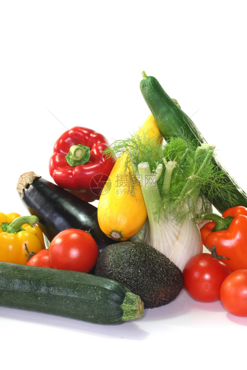 蔬菜购物饮食萝卜土豆洋葱茄子胡椒健康厨房茴香市场图片