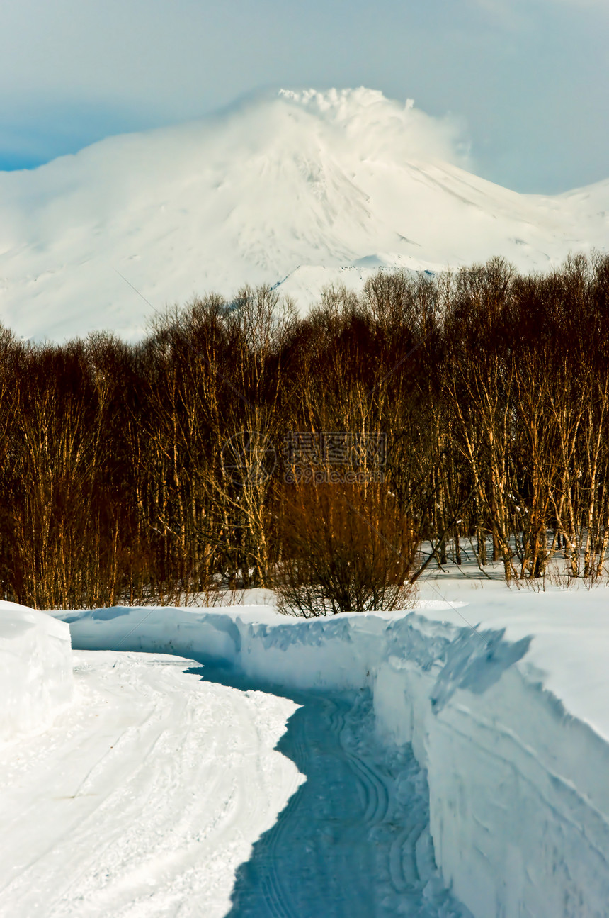 冬天美丽的火山喷发自然墙纸荒野火山学家熔岩旅游旅行陨石图片