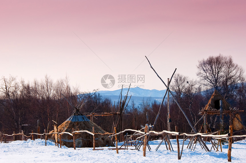 北鲁斯西亚土著住房创造力半岛住宅文化国籍游客艺术国家旅游小屋图片