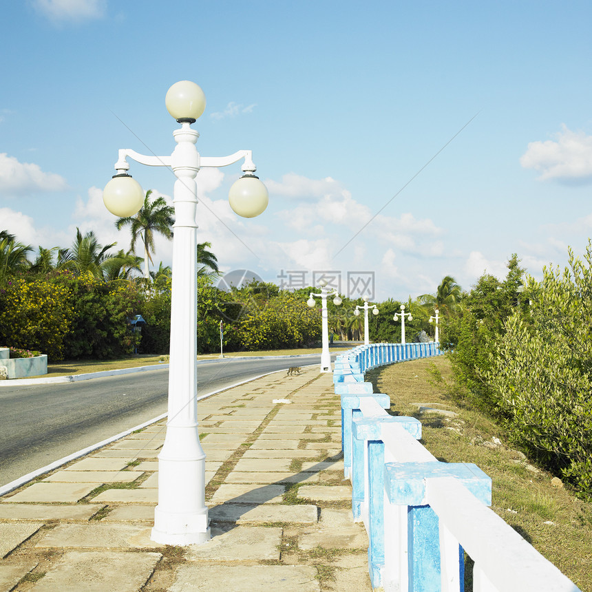 古巴Cayo Coco 古巴位置路灯外观世界图片