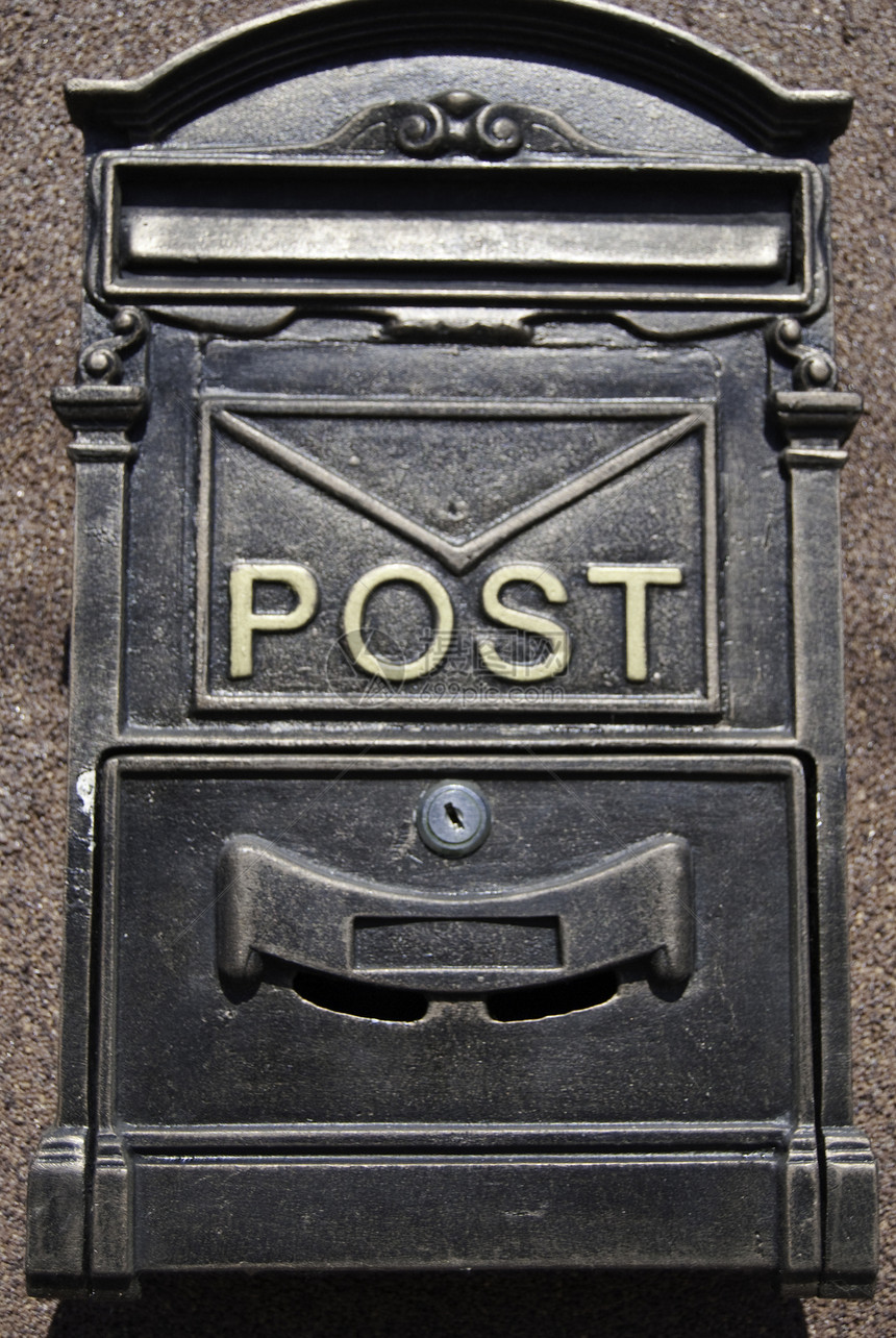 邮件框社区邮筒木头个性房子信封电子邮件民众空邮邮票图片