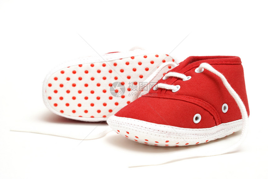 婴儿鞋鞋带靴子儿童婴儿鞋类孩子们白色青年红色赃物图片