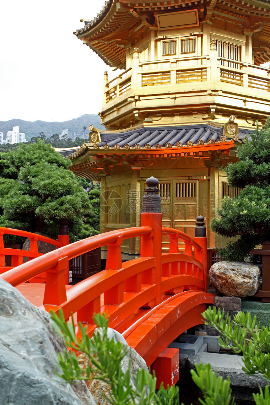 南里安花园的绝对完美之馆 洪洞橙子植物花园蓝色建筑佛教徒地标游客历史晴天图片