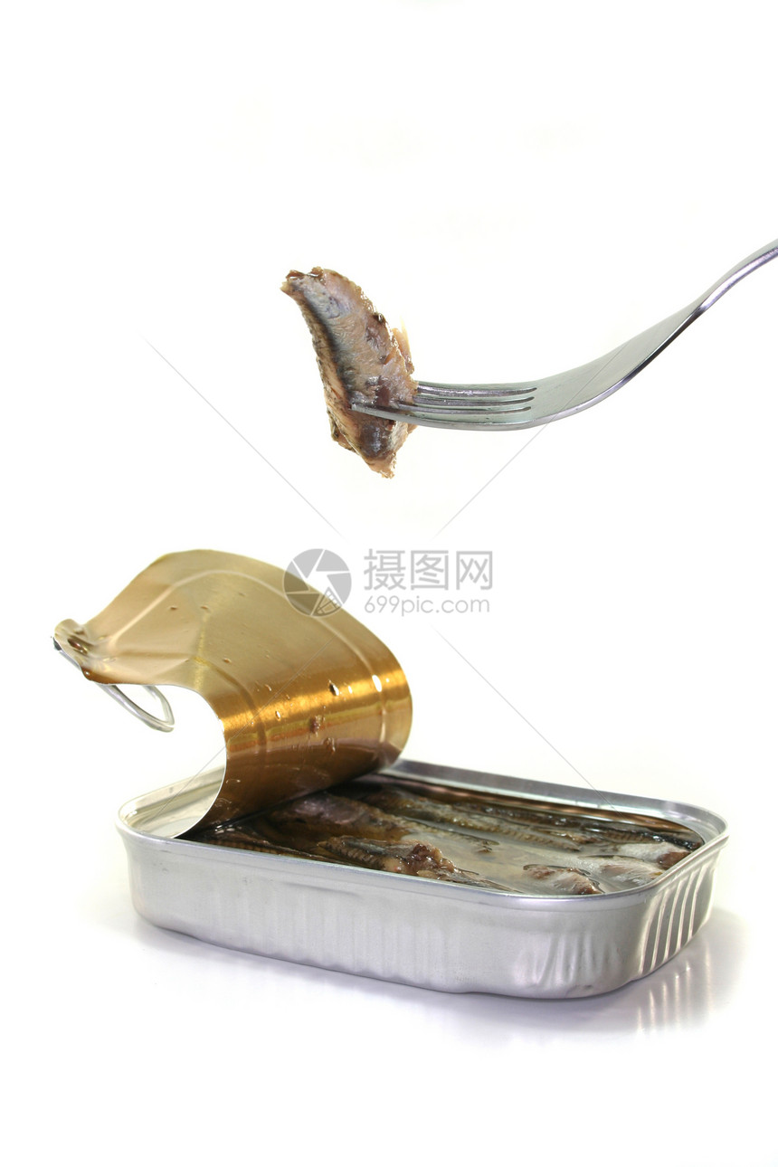 鱼食物香菜沙拉罐装法庭海鲜菜单白色文化餐厅图片