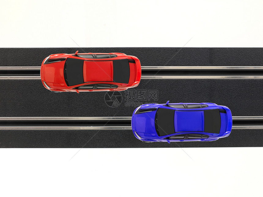槽车玩具旗帜爱好汽车黑色红色蓝色速度比赛曲线图片