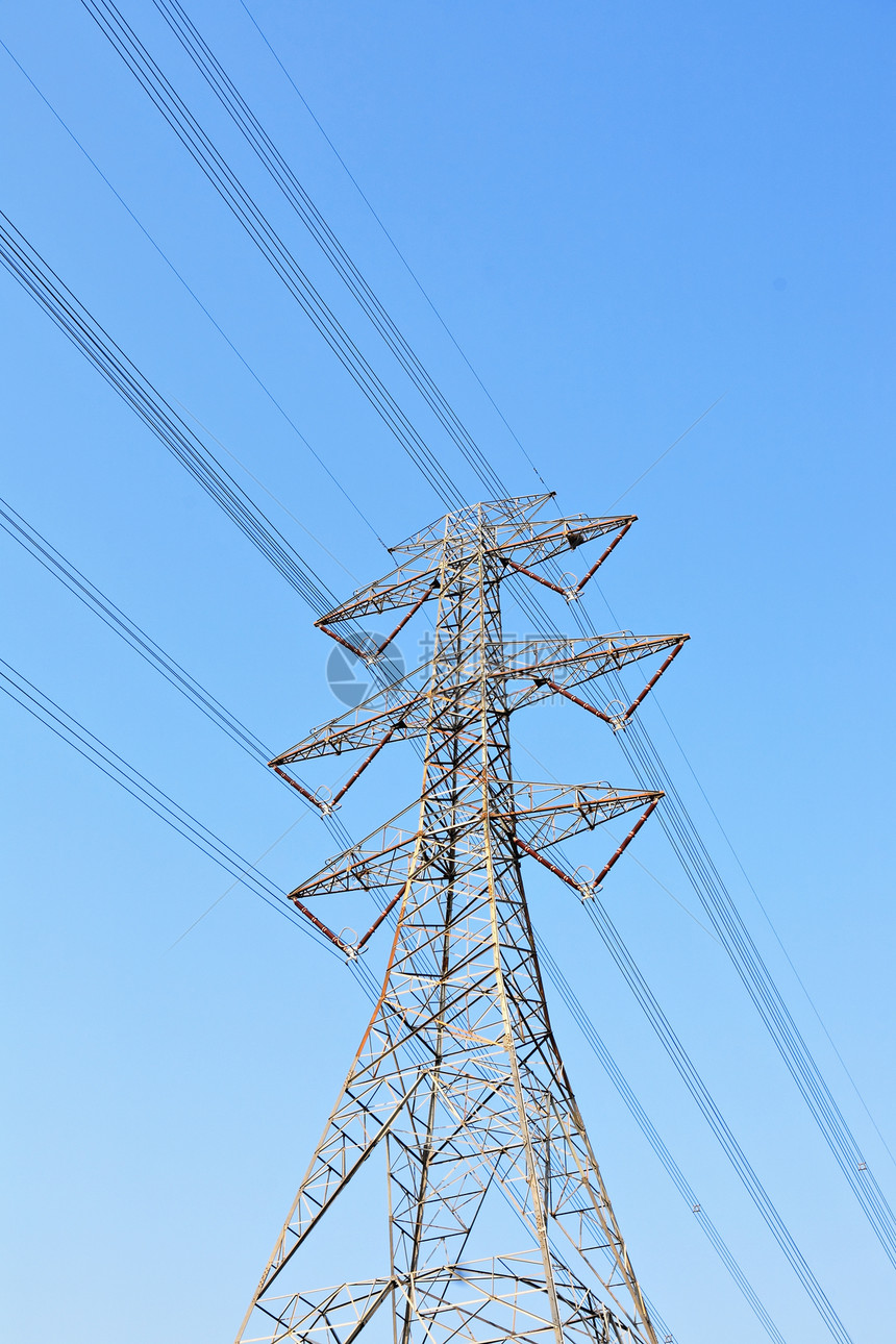 输电传输线建造能源供应通讯绝缘变压器发电机线路介质网格图片