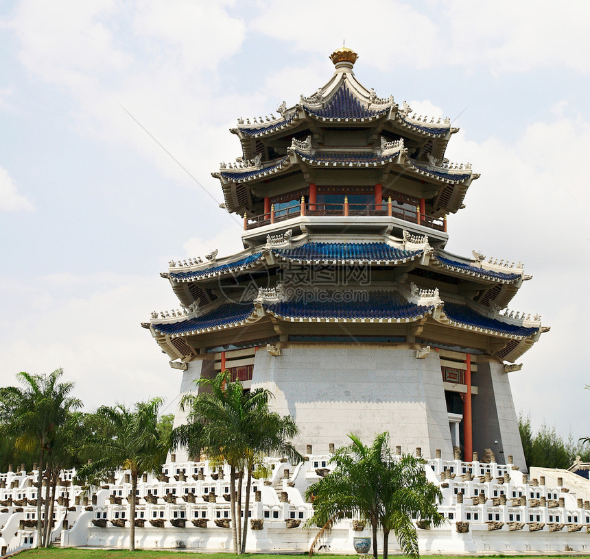 塔 中华传统寺庙宝塔宗教文化天空建筑建筑学图片