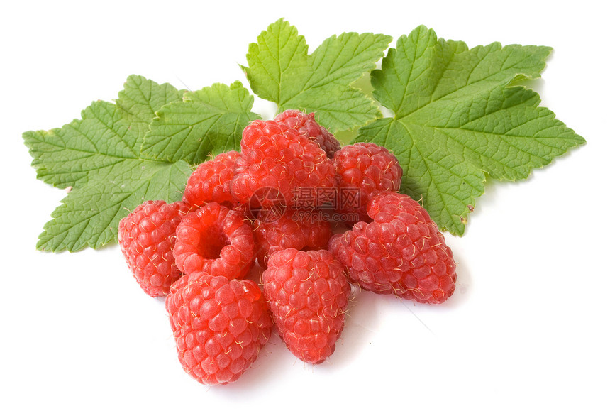 草莓宏观美食营养树叶果汁甜点水果浆果食物茶点图片