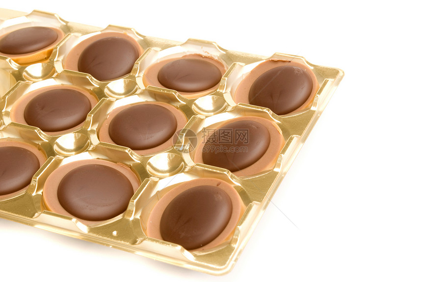 巧克力小吃可可礼物食物坚果宏观手工包装糖果杏仁图片