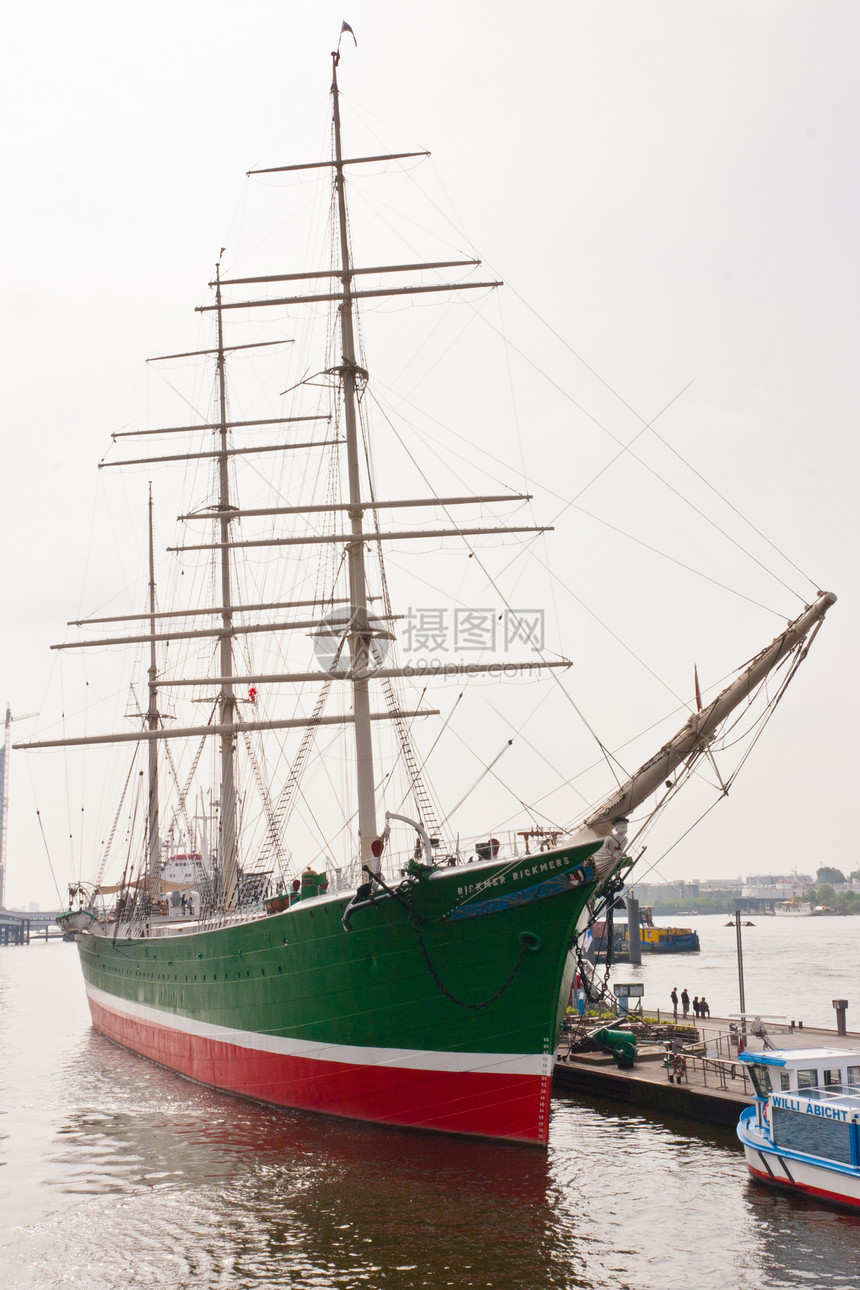 瑞克风拳历史性海港船运港口景点航行天堂城市旅游汉堡图片