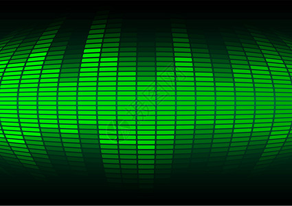绿色音响素材绿色平衡器旋律频率俱乐部科学派对光谱音响音乐仪表混合器设计图片