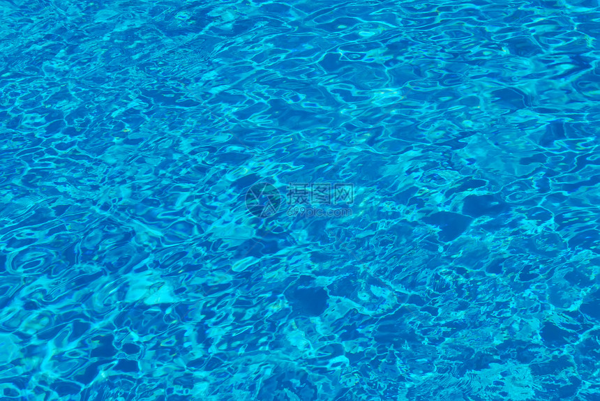 游泳池水质运动蓝色波浪游泳液体波纹水池图片