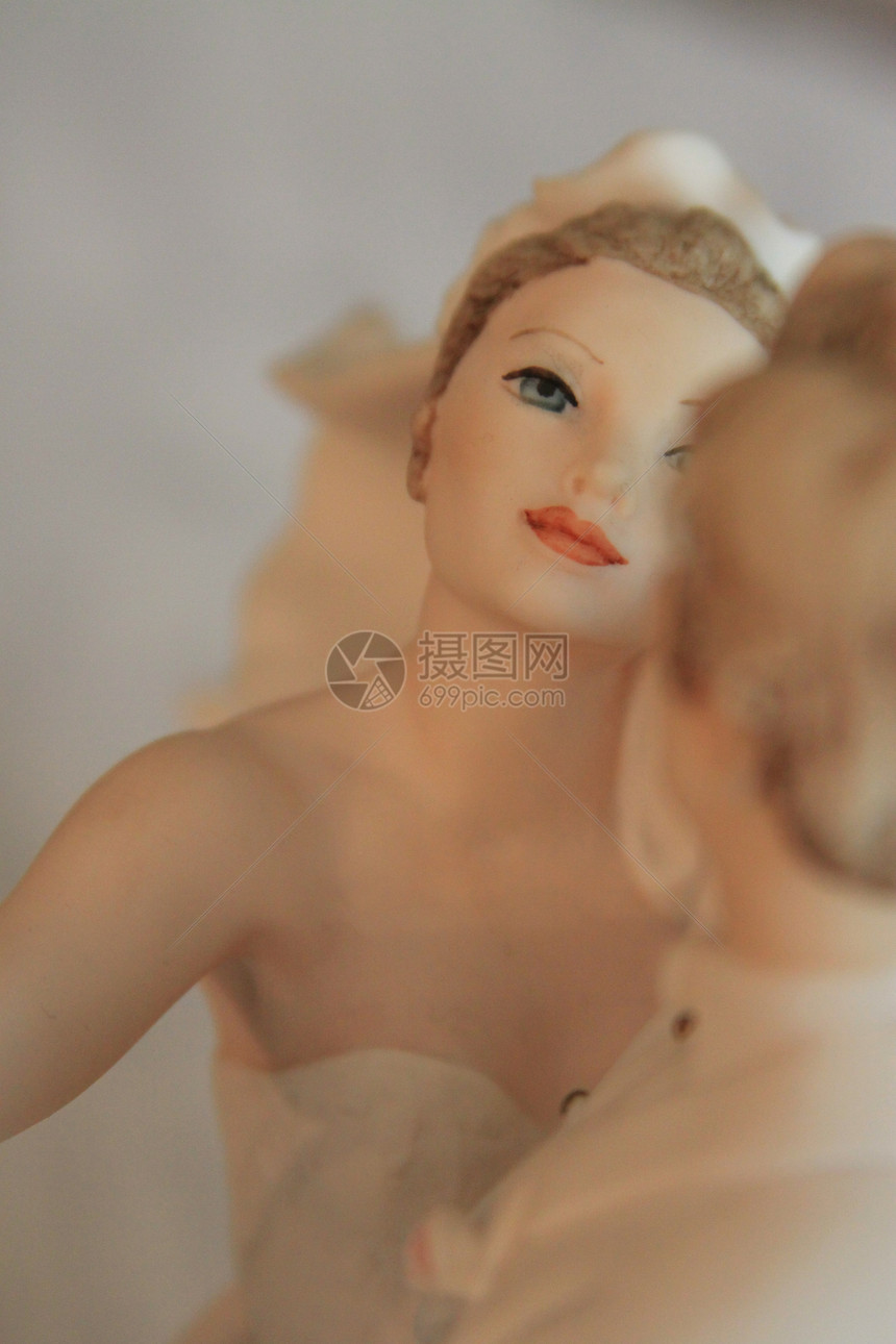 结婚金字塔女士已婚燕尾服裙子妻子娃娃艺术陶瓷玩具数字图片
