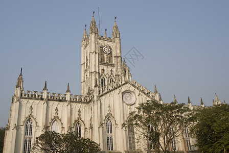加尔各答大教堂背景图片