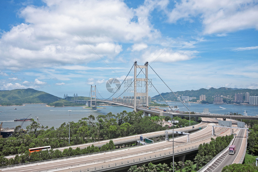 小马桥运输速度建筑汽车城市车辆蓝色场景地标街道图片