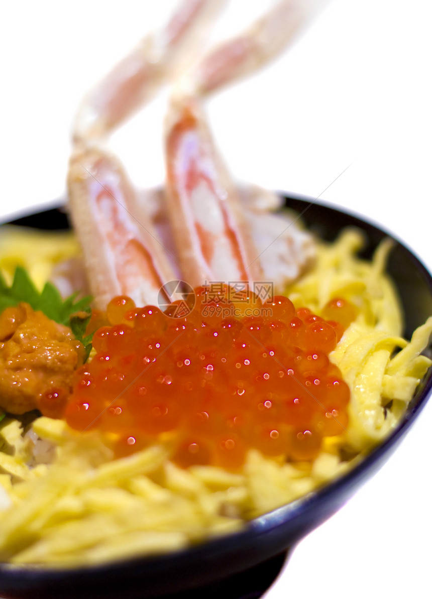 日本料理餐厅食物螃蟹用餐盘子海鲜摄影蒸汽午餐橙子图片