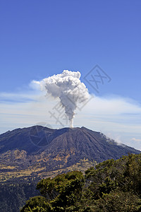 哥斯达黎加Turrialba 火山高清图片
