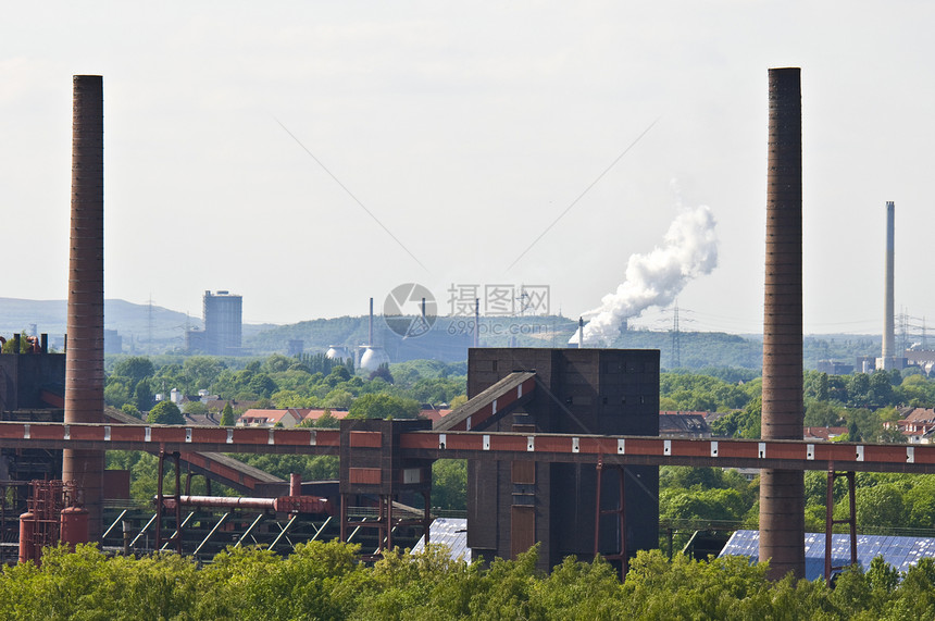 Ruhr 区域视图矿业天线旅行天空地区城市图片